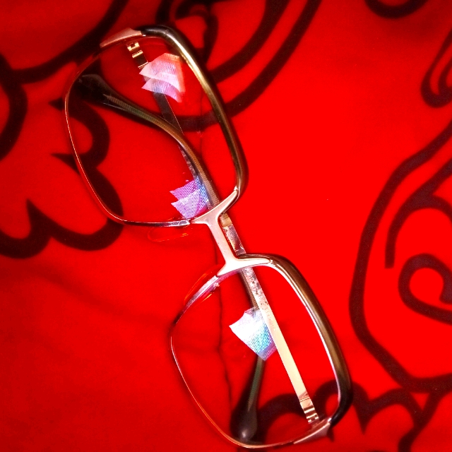 Rodenstock Silver Green Vintage Large Glasses